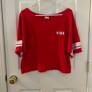 victoria secret pink crop top